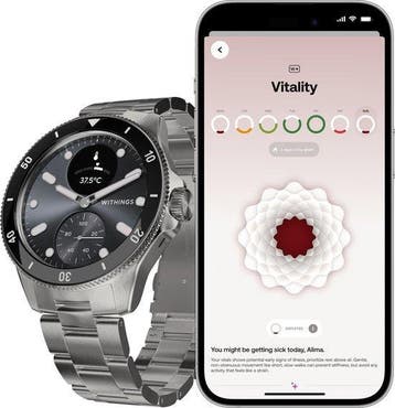2dekans | Withings ScanWatch Nova - 42mm Hybride Smartwatch, Ophalen of Verzenden, Zo goed als nieuw, Zwart, Withings