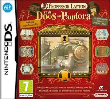 Professor Layton en de Doos van Pandora (DS) 3DS, Spelcomputers en Games, Games | Nintendo DS, Ophalen of Verzenden, Zo goed als nieuw
