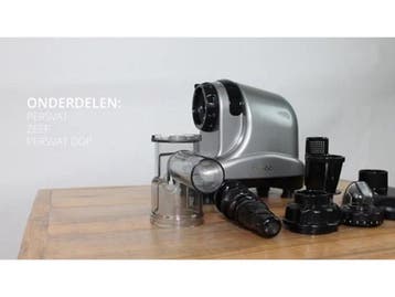 Byzoo Rhino - Slowjuicer - Horizontaal - 1000ML -, Witgoed en Apparatuur, Juicers, Verzenden, Zo goed als nieuw