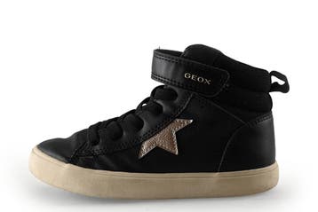 Geox Hoge sneakers Meisjes in maat 27 Zwart, Verzenden, Jongen of Meisje, Schoenen, Zo goed als nieuw