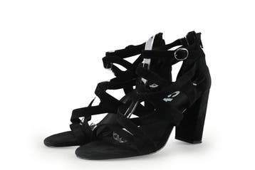 Sacha Sandalen in maat 42 Zwart, Verzenden, Zwart, Sandalen of Muiltjes, Zo goed als nieuw