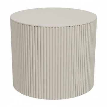 WOOOD Sanne Bijzettafel Antique Beige 40x60x60 | Retourdeal, Verzenden, Nieuw
