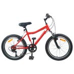 vidaXL Kinderfiets 24 Inch 6-Speed voor 8-12 jaar oud Rood, Verzenden, Nieuw
