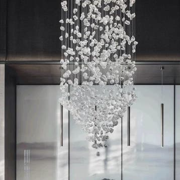 Luxe Kristallen LED Plafondlamp - Moderne Hanglamp voor Trap, Verzenden, Nieuw