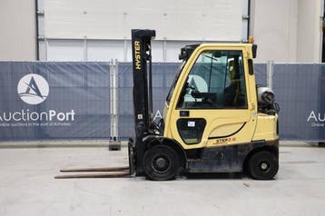 Veiling: Heftruck Hyster H2.0FT LPG 1670kg 5.55m 2017, Heftruck, Hyster, 1000 tot 2000 kg, Ophalen