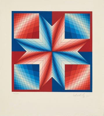 Victor Vasarely (1906-1997) - Tsillag