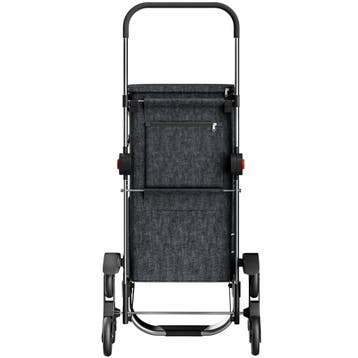 Boodschappentrolley 2in1 Zwart (Koffers Tassen), Verzenden, Nieuw