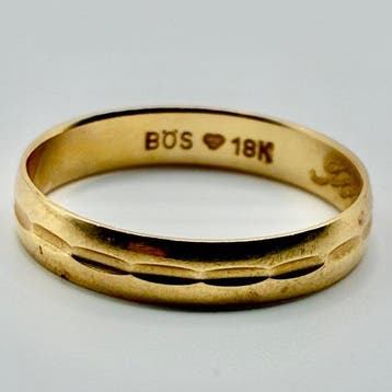 Zonder minimumprijs - Ring - 18 karaat Geel goud, Sieraden, Tassen en Uiterlijk, Ringen, Nieuw