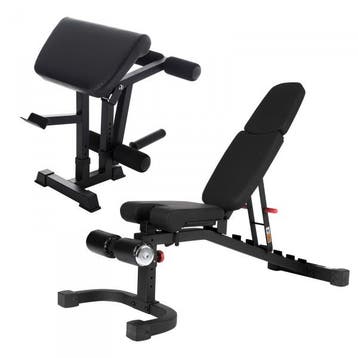 Taurus halterbank B990 met toebehoren, Sport en Fitness, Fitnessmaterialen, Verzenden, Nieuw