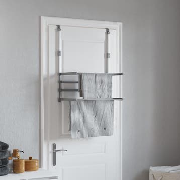 vidaXL Droogrek voor balkon 54x25x42 cm aluminium, Tuin en Terras, Verzenden, Nieuw