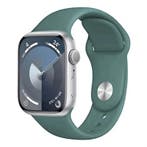 Apple Watch Siliconen Bandje Donkergroen 49/46/45/44mm, Ophalen of Verzenden, Nieuw