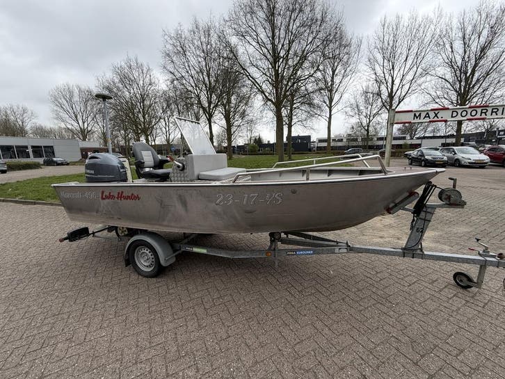 “ Marcraft 496 | Lake Hunter | Aluminium Vis Tourboot “, Watersport en Boten, Vis- en Consoleboten, 3 tot 6 meter, Zo goed als nieuw