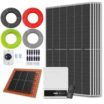 Zonnepanelen Pakket Schuindak 2.8 kW 5x 560Wp, Ophalen of Verzenden, Nieuw