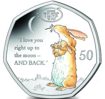 Gibraltar. 50 Pence 2021 Guess How Much I Love You - Hare