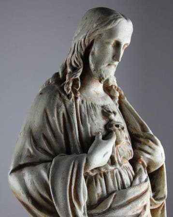 Beeld, Sacred Heart of Jesus - 57 cm - Gips