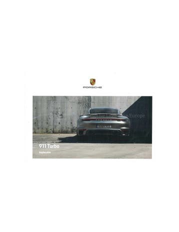 2022 PORSCHE 911 TURBO HARDCOVER BROCHURE FRANS, Boeken, Nieuw, Porsche, Author