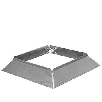 Aluminium instort stormkraag 200x200 mm, Verzenden, Nieuw