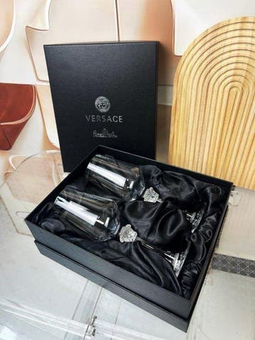 Rosenthal, Versace - Drankservies - Glas - kristallen rode