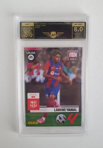 2023/24 Panini Megacracks Lamine Yamal #108bis Rookie - AP, Nieuw