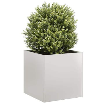vidaXL Plantenbak 40x40x40 cm roestvrij staal, Tuin en Terras, Verzenden, Minder dan 60 cm, Nieuw, Metaal