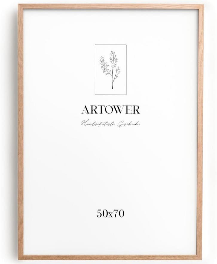 Fotolijst 50x70cm Eikenhout | Retourdeal 29% Korting, Huis en Inrichting, Woonaccessoires | Lijsten, Nieuw, Hout, 50 tot 75 cm