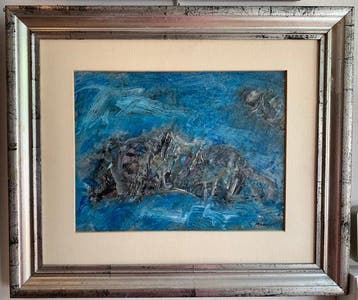 Pompilio Mandelli (1912-2006) - Scogliera azzurra