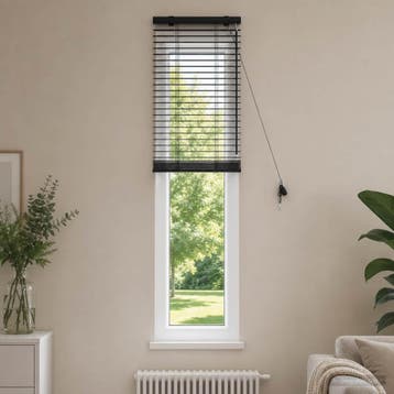 vidaXL Venetiaanse jaloezie Zwart 45 x 160 cm 35 mm, Verzenden, Nieuw, Zwart