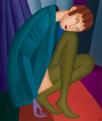 Jenny Ivanova - Elodie (oil on canvas)