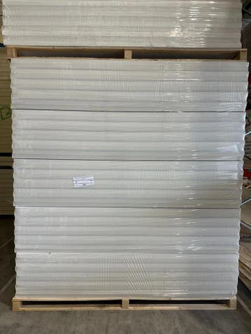 B-keus PIR 2-zijdig Aluminium 2400x1200x140mm Rd:6.36 Tand &, Nieuw, Minder dan 4 cm, Minder dan 5 m²