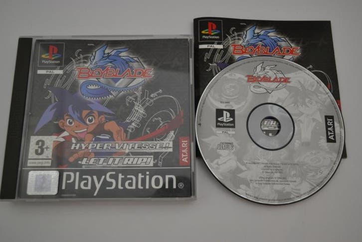 Beyblade - Hyper Vitesse! (PS1 PAL), Spelcomputers en Games, Games | Sony PlayStation 1, 1 speler, Zo goed als nieuw, Verzenden