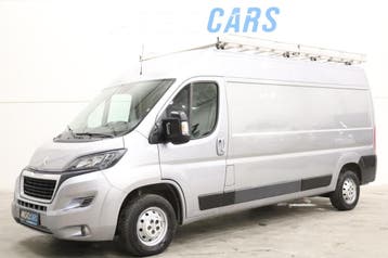 Peugeot Boxer 2.2 BlueHDi L3/H2 GRIJS 165PK LED IMPERIAAL NA, Stof, Gebruikt, Overige kleuren, Dealer onderhouden
