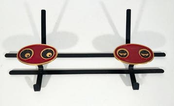 Kapstok - Messing, Metaal - Ontwerp uit de jaren vijftig, Antiek en Kunst