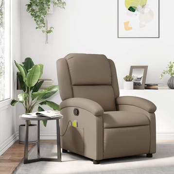 Luxe Relaxstoel Kunstleer | Laatste Stuk! -35%, Huis en Inrichting, Fauteuils, 75 tot 100 cm, Ophalen of Verzenden, Zo goed als nieuw