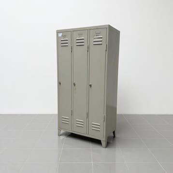 3-deurs Overtoom kledinglocker - 185x94x50 cm, Ophalen of Verzenden, Nieuw