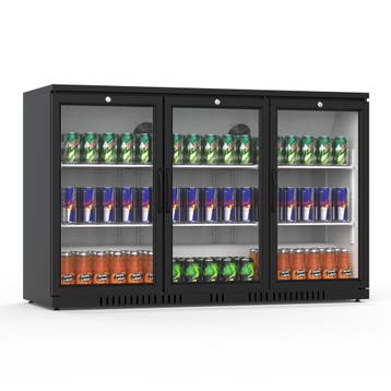 Koelkast - 254 Liter - 3-Deurs - Glazen Deur - Geventileerd, Verzenden, Nieuw in verpakking