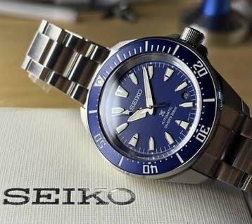 Seiko - Prospex King Samurai Automatico Blue Dial -, Nieuw