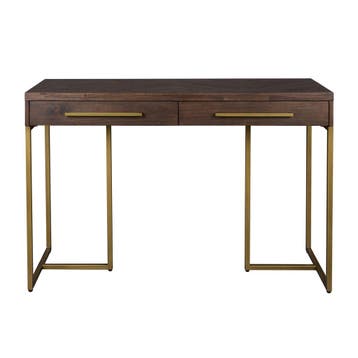 *WOONWINKEL* Dutchbone Class Visgraat Sidetable Met Messing, Verzenden, Nieuw