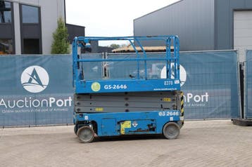Veiling: Schaarlift Genie GS-2646 Elektrisch 10m 2014, Ophalen