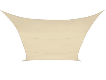 Schaduwdoek 5 x 5 m - water en luchtdoorlatend - vierkant -, Ophalen of Verzenden, Nieuw
