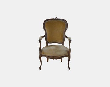 Fauteuil - Hout, Fluweel - H : 96 cm