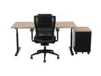 Bureau TUBE zwart eiken 200x100, Ophalen of Verzenden, Nieuw in verpakking