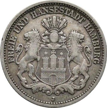Duitsland, keizerrijk 2 Mark 1876 (Zonder minimumprijs), Postzegels en Munten, Munten | Europa | Niet-Euromunten