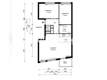 3-kamer flat in Heerhugowaard, 62 m²