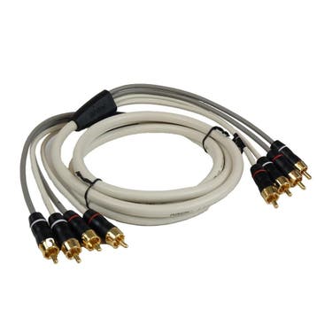 Fusion RCA Kabel 2 Zones 4-Kanaals-15,20 meter, Watersport en Boten, Ophalen of Verzenden, Nieuw