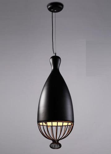 Hanglamp Modern Zwart Rond Metaal - Scaldare Racines, Ophalen of Verzenden, Nieuw, Overige materialen