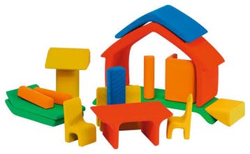 nic houten huis speelgoed met meube van €59,99 voor €30,00, Ophalen of Verzenden, Nieuw