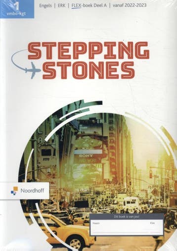 Stepping Stones 1 vmbo kgt Flex boek deel A 9789001016647, Verzenden, Zo goed als nieuw