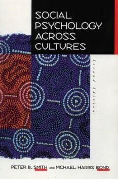 Social Psychology Across Culture - Smith 9780134663432, Verzenden, Gelezen, Smith