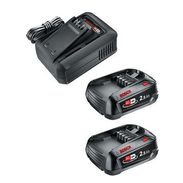 Gardena accu met oplader | Power For All | 2 stuks, Verzenden, Nieuw