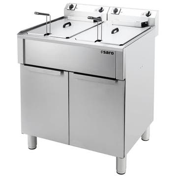 Friteuse | BRAGA | Elektrisch | 20+20L | 0°C/190°C | 36kW, Verzenden, Nieuw in verpakking